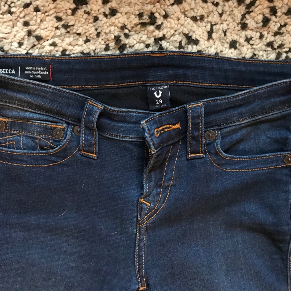 True Religion Womens Becca Mid Rise Bootcut Jean - Picture 5 of 5